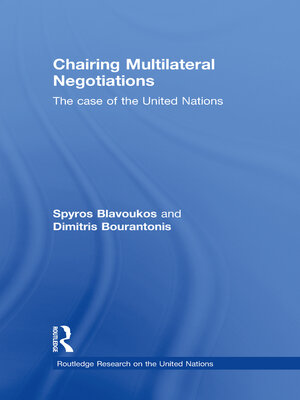 cover image of Chairing Multilateral Negotiations